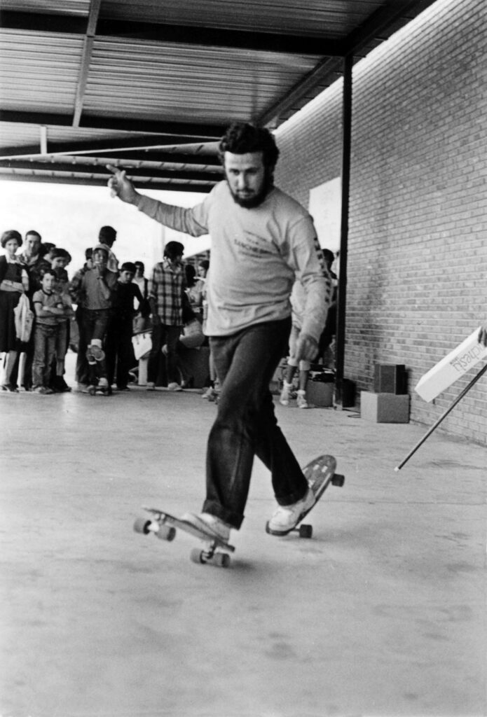 Neme testing his acrobatic skills, Oiarzun 1982