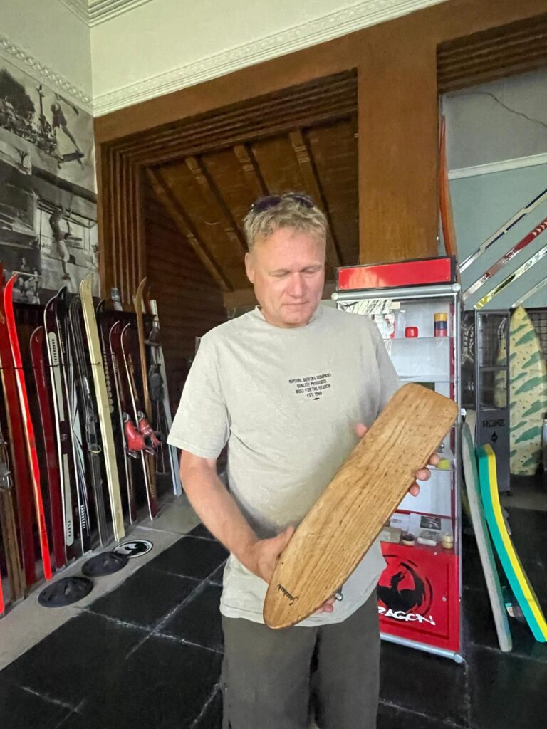 Eines der ersten Skateboards von Sancheski